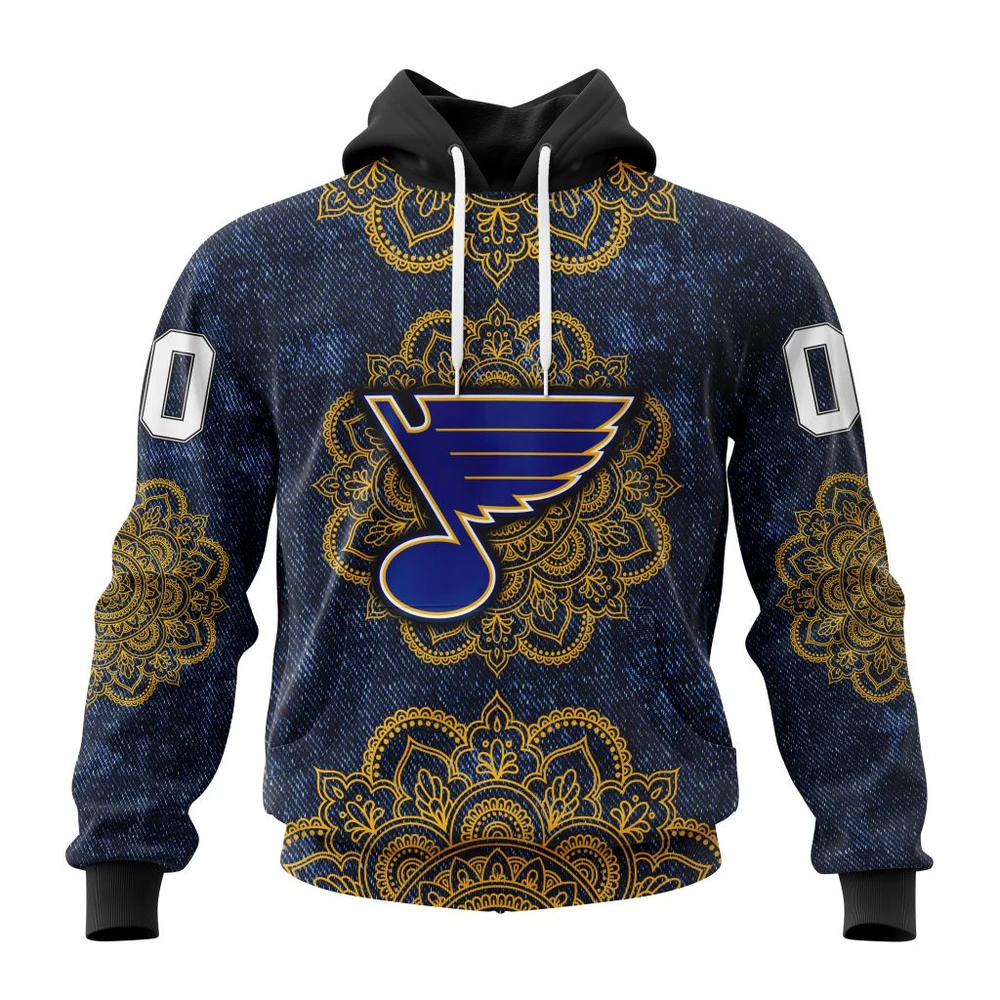 St Louis Blues Specialized Mandala All Over Print Hoodie Style 19460