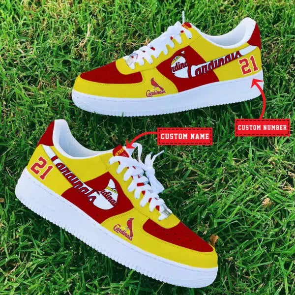 St Louis Cardinals MLB Air Low-Top Sneakers Shoes For Men And Women