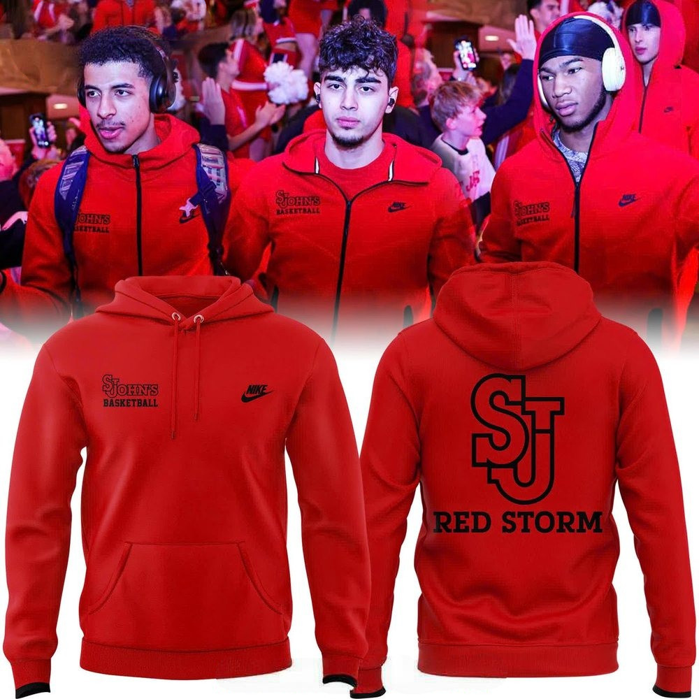 St. John's Red Storm Basketball 2025 Nike Hoodie NBL Gift