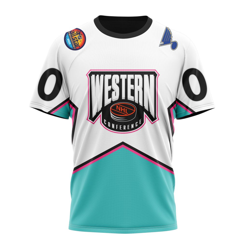 St. Louis Blues All-Star Western Conference 2023 Personalized Name And Number T-Shirt Oregontrailrvpk Shirt
