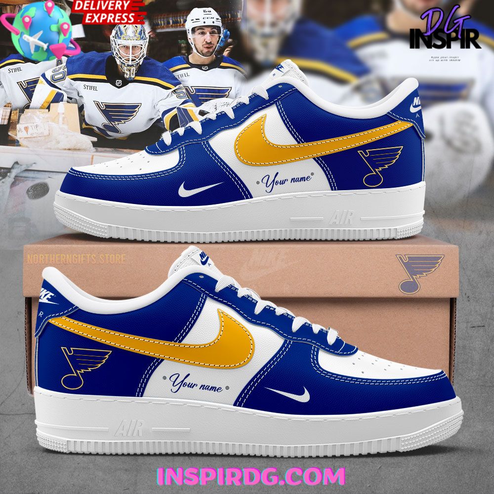 St. Louis Blues Custom Air Force 1