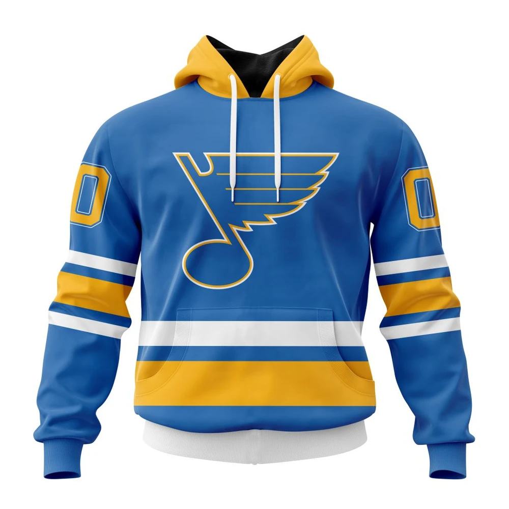 St. Louis Blues Personalized Alternate Kits All Over Print Hoodie Style 95669