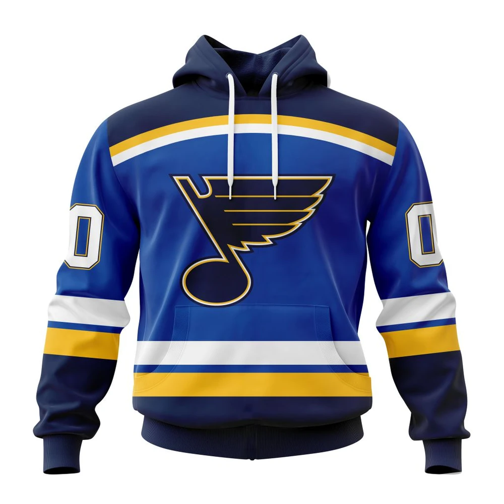 St. Louis Blues Personalized Home Kits All Over Print Hoodie Style 83500
