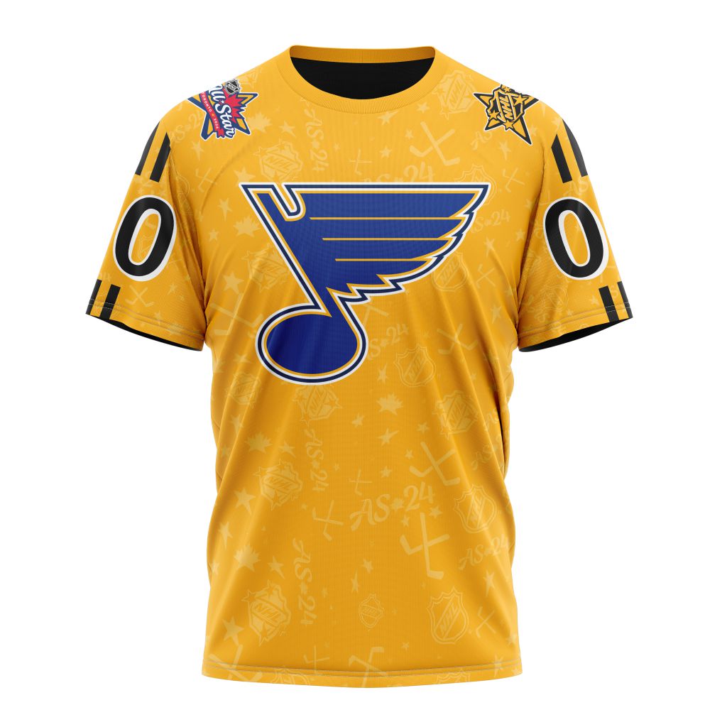 St. Louis Blues Special 2024 All-Star Game Design 01 Personalized Name And Number T-Shirt Oregontrailrvpk Shirt