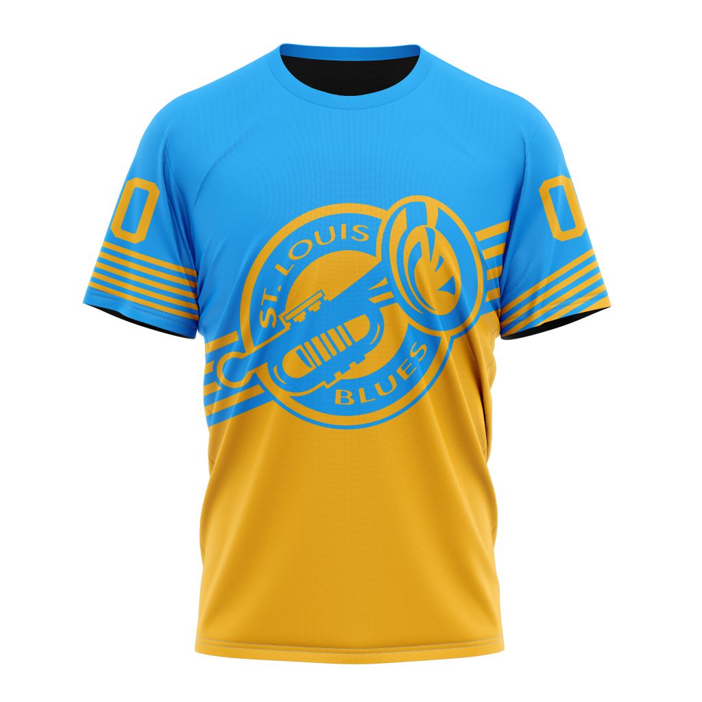 St. Louis Blues Special Bold Design 02 Personalized Name And Number T-Shirt Oregontrailrvpk Shirt