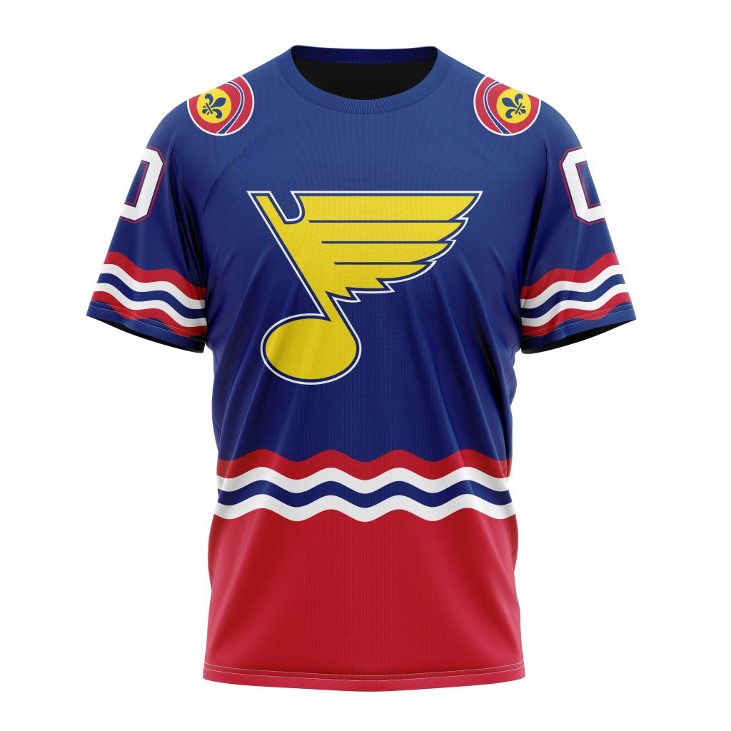 St. Louis Blues Special City Connect Design 02 Personalized Name And Number T-Shirt Oregontrailrvpk Shirt