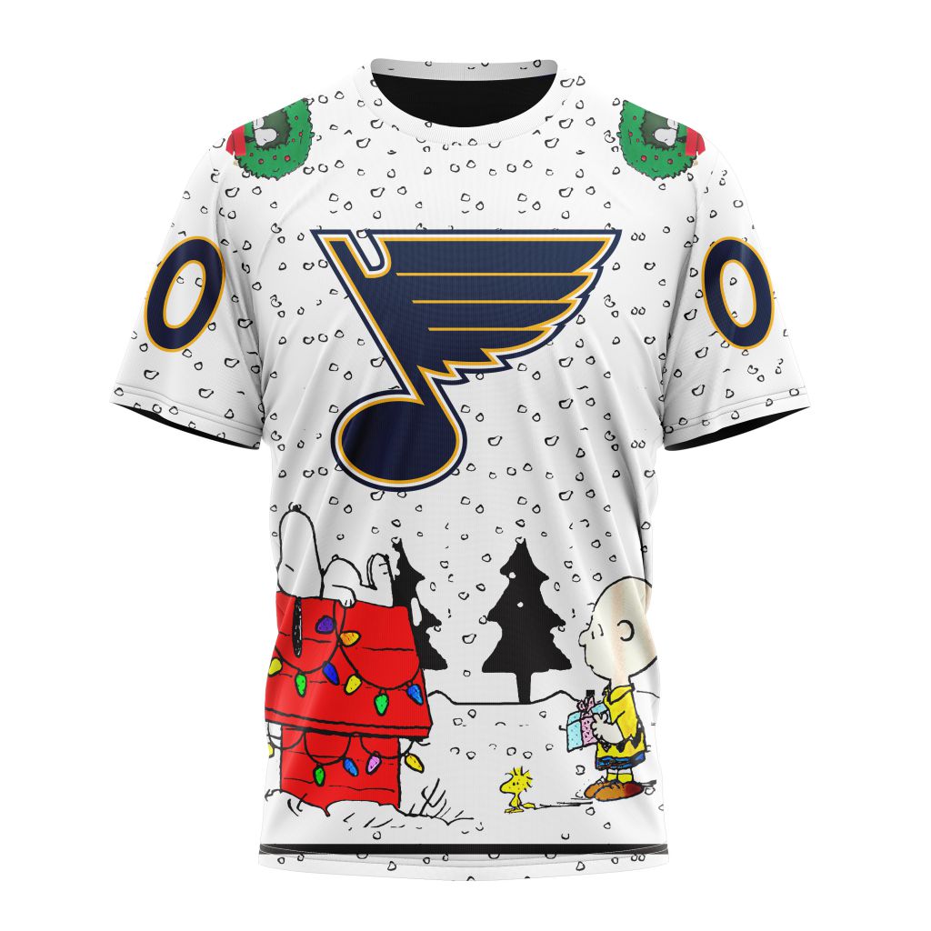 St. Louis Blues Special Peanuts Design Personalized Name And Number T-Shirt Oregontrailrvpk Shirt
