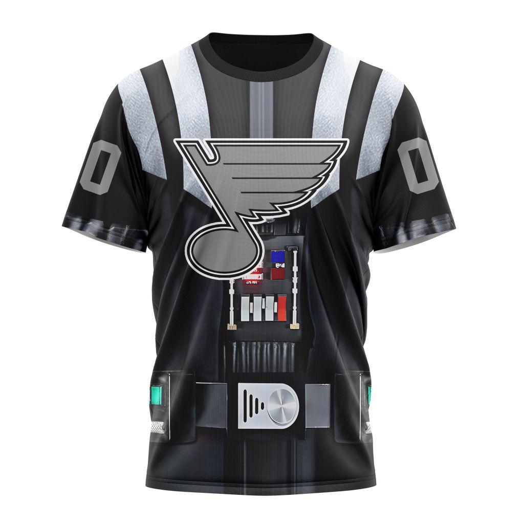 St. Louis Blues Special Star Wars Darth Vader Design 01 Personalized Name And Number T-Shirt Oregontrailrvpk Shirt