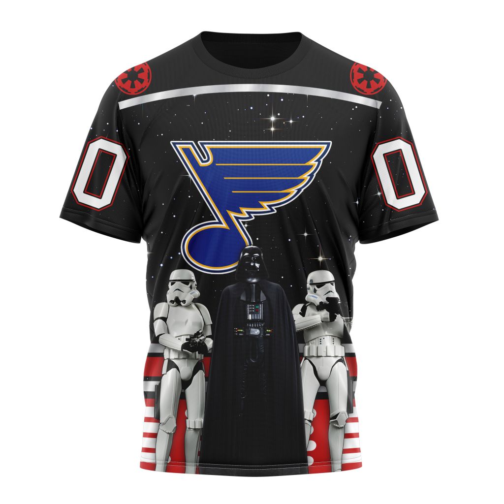 St. Louis Blues Special Star Wars Design May The 4th Be With You Personalized Name And Number T-Shirt Oregontrailrvpk Shirt