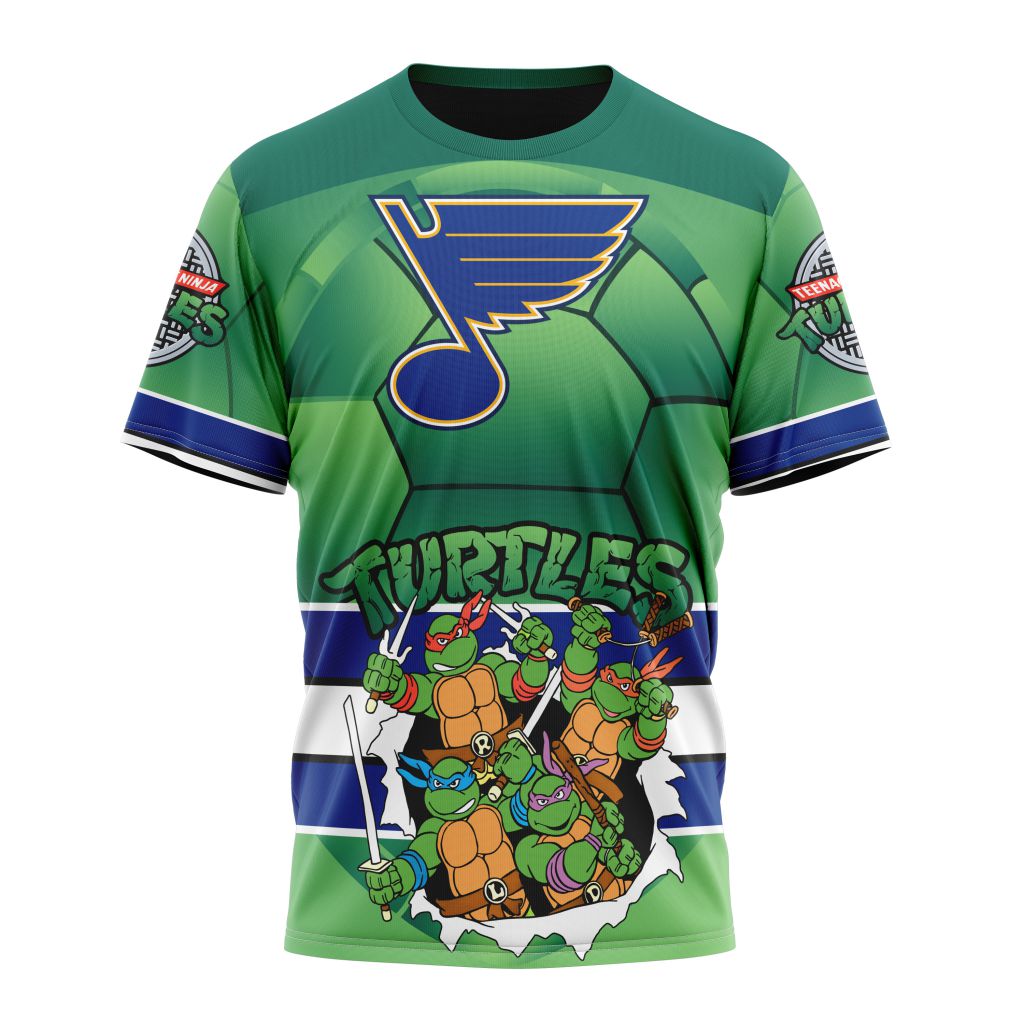 St. Louis Blues Special Teenage Mutant Ninja Turtles Design 02 Personalized Name And Number T-Shirt Oregontrailrvpk Shirt