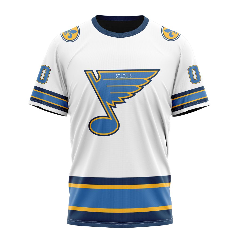 St. Louis Blues Special Throwback Design 01 Personalized Name And Number T-Shirt Oregontrailrvpk Shirt