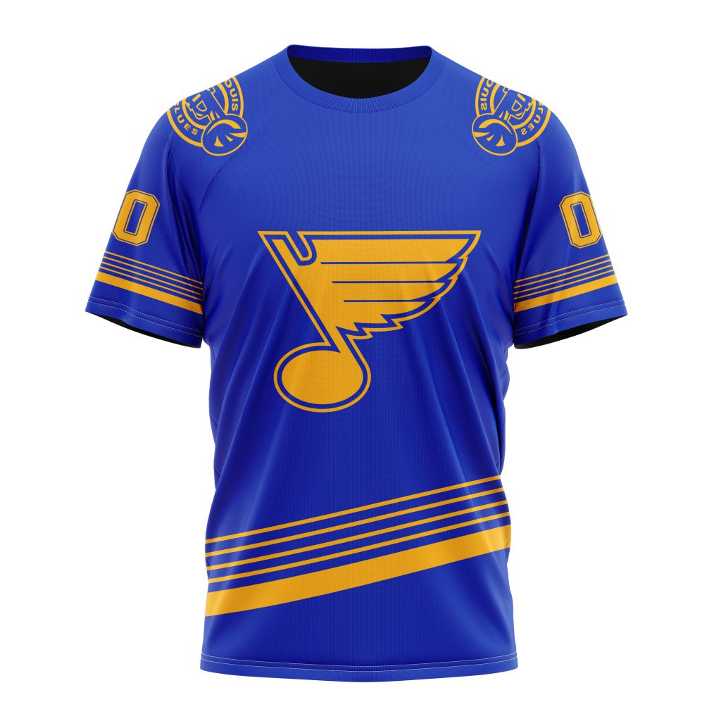 St. Louis Blues Special Two-tone Design 01 Personalized Name And Number T-Shirt Oregontrailrvpk Shirt
