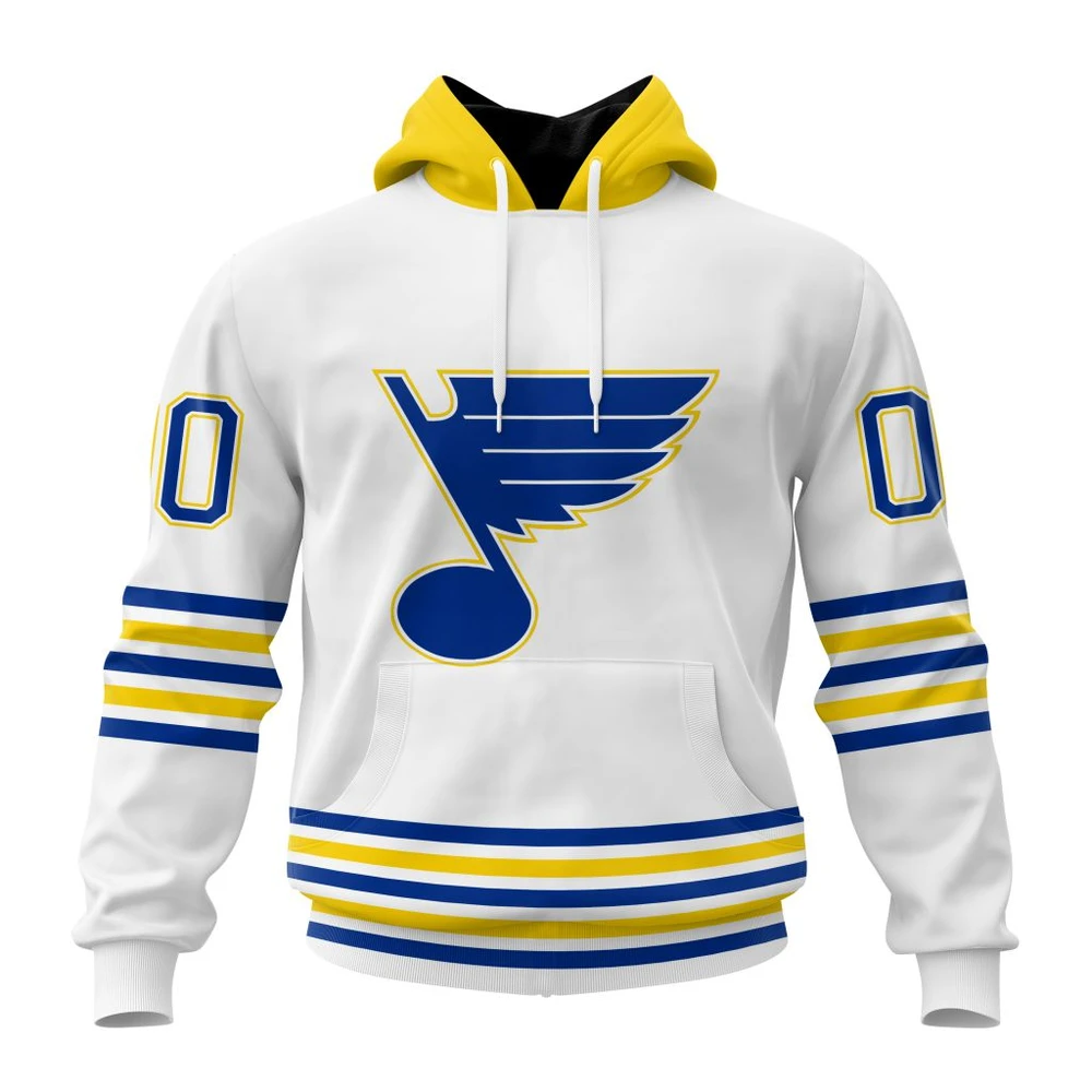 St. Louis Blues Special Whiteout Design All Over Print Hoodie Style 78500