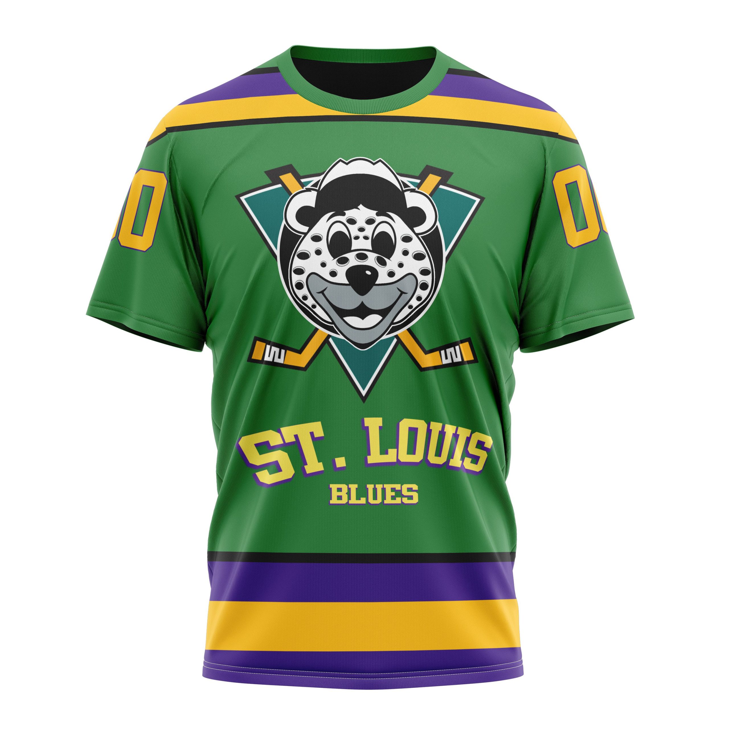 St. Louis Blues Specialized Design X The Mighty Ducks Personalized Name And Number T-Shirt Oregontrailrvpk Shirt