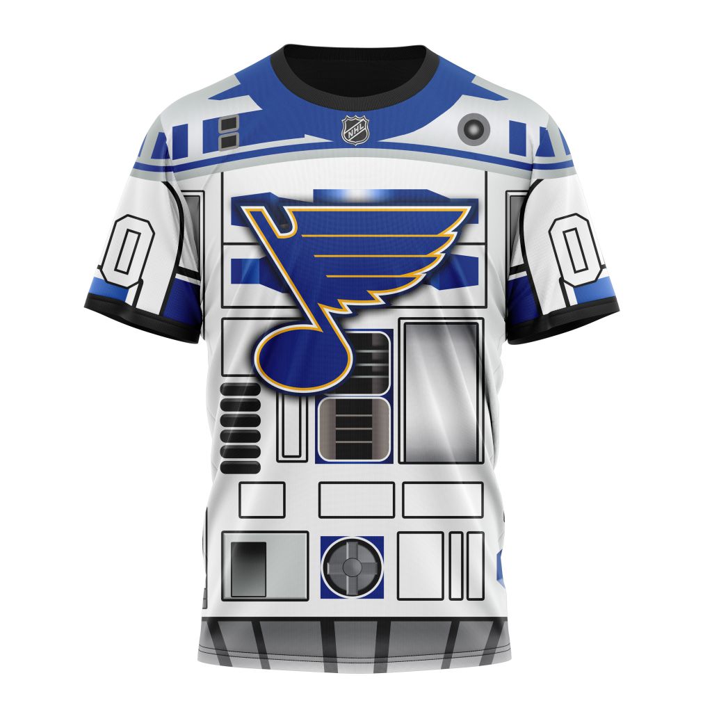 St. Louis Blues Specialized Star Wars May The 4th Be With You Personalized Name And Number T-Shirt Oregontrailrvpk Shirt