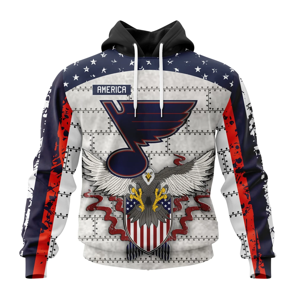 St. Louis Blues Specialized Unisex In Us Concepts All Over Print Hoodie Style 66877