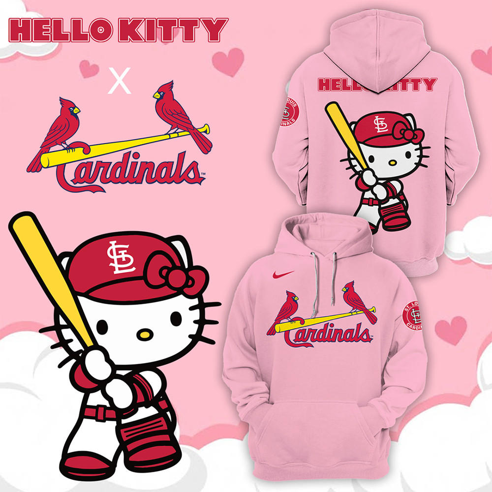 St. Louis Cardinals Hello Kitty Night September 19th Hoodie