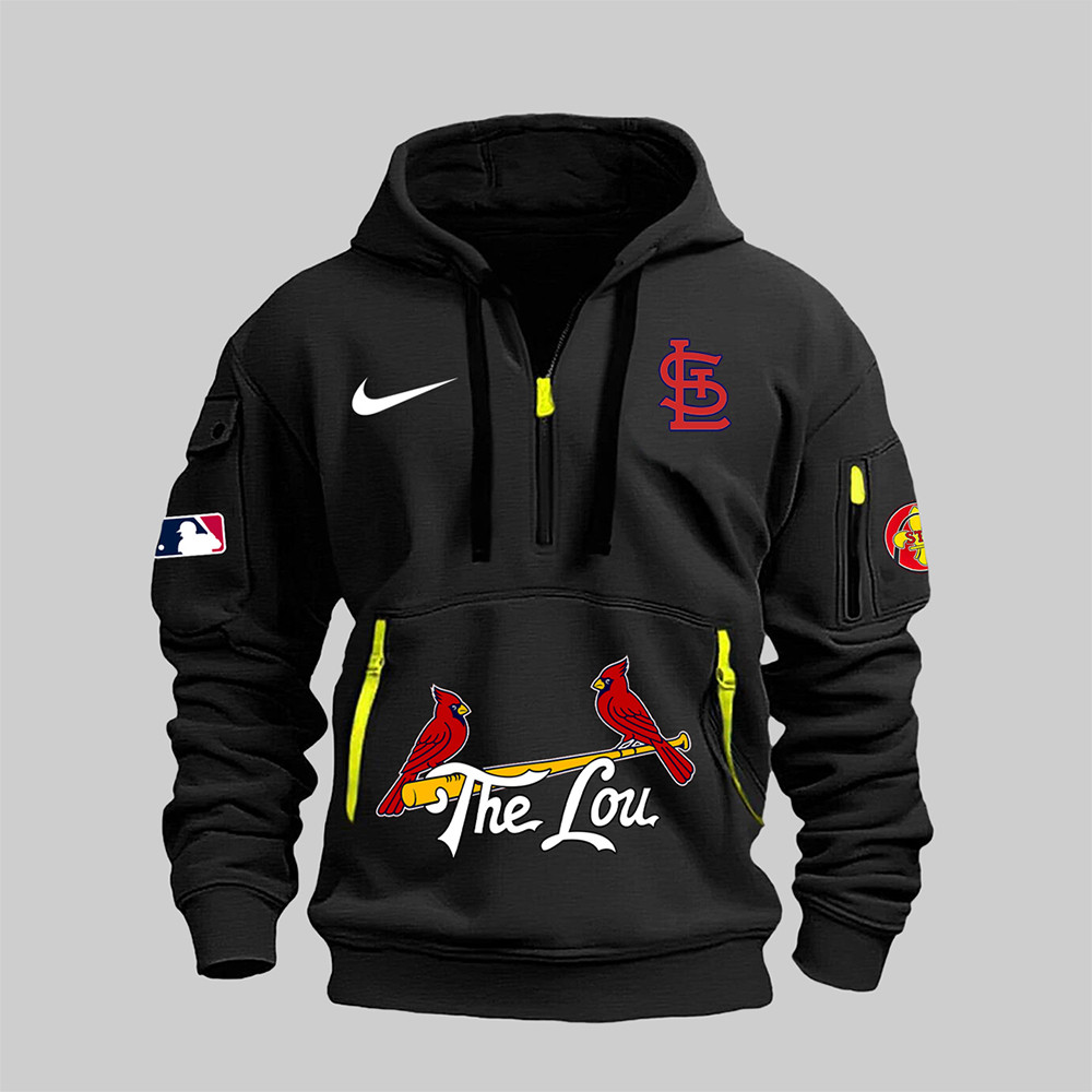 St. Louis Cardinals Quarter Zip Hoodie