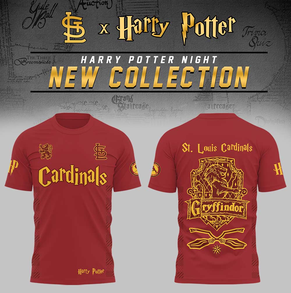St. Louis Cardinals x Harry Potter Night Gryffindor House T-Shirt For Baseball Players Oregontrailrvpk Shirt
