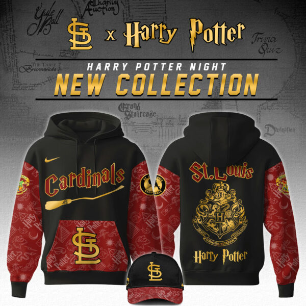 St. Louis Cardinals x Harry Potter Night Hoodie Unique Baseball Gifts