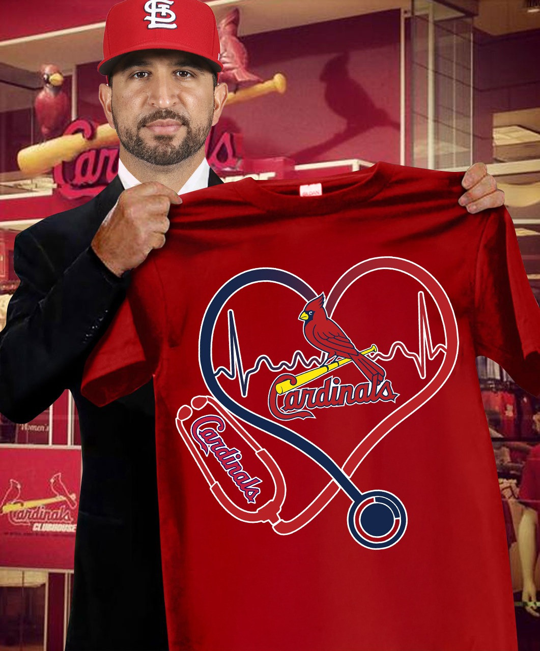 St.Louis Cardinals Nurses Night T-Shirt Honor Nurses Oregontrailrvpk Shirt