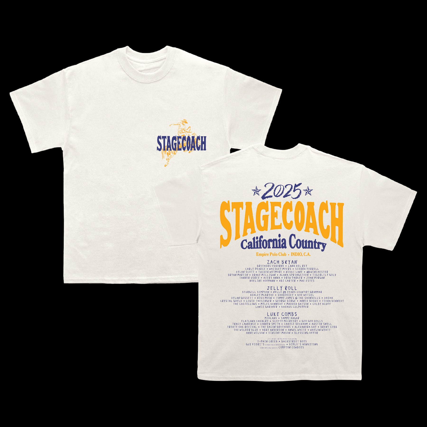 Stagecoach 2025 Lineup T-Shirt Gift For Music Festival Fans Oregontrailrvpk Shirt