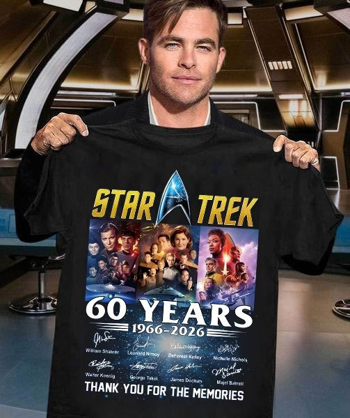 Star Trek 20 Years 1966-2026 Thank You For The Memories T-Shirt For Dad Oregontrailrvpk Shirt