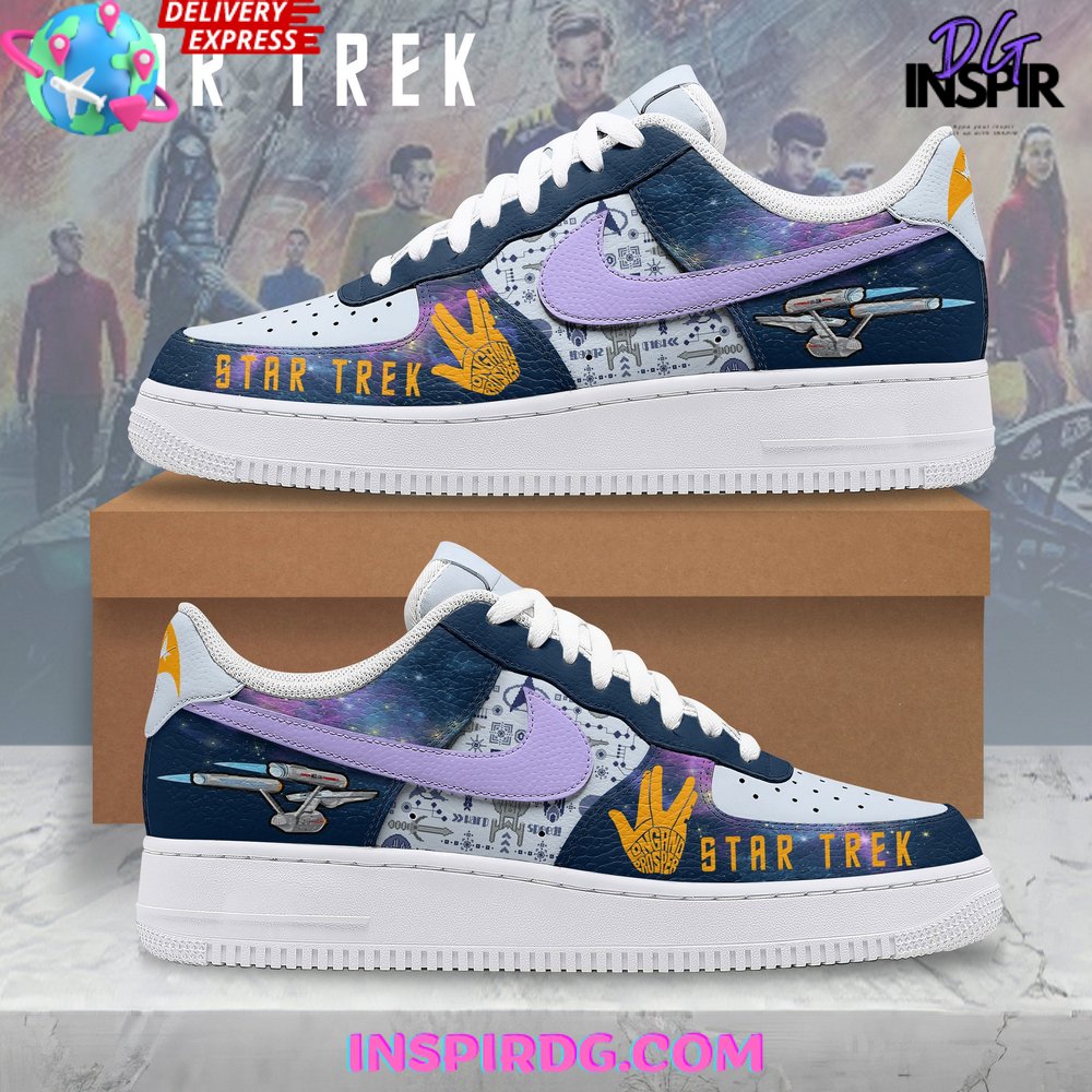 Star Trek Memory Alpha Limited Edition Air Force 1 Shoes