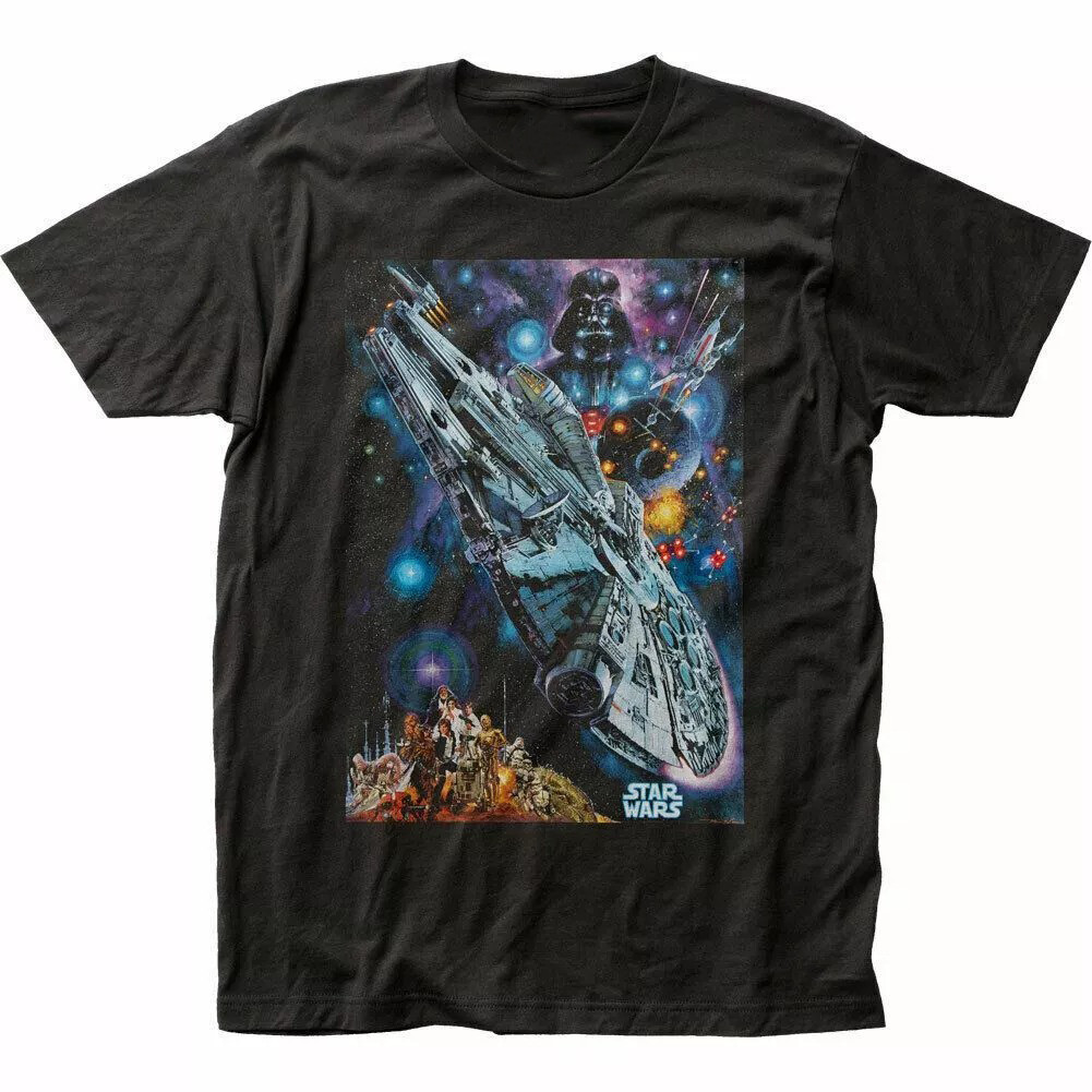 Star Wars 1978 Japanese Poster T-Shirt Licensed Sci-Fi Movie Retro Oregontrailrvpk Shirt