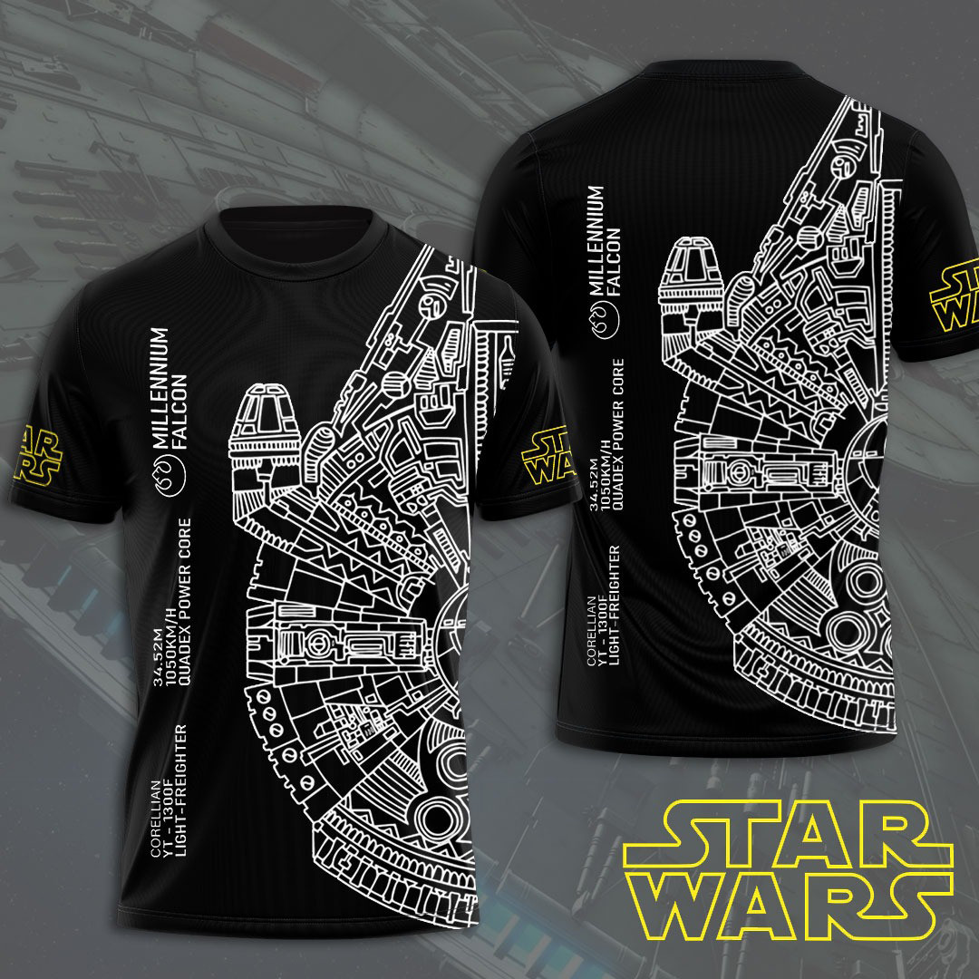 Star Wars 3D T-Shirt Birthday Gift Ideas For Him Oregontrailrvpk Shirt