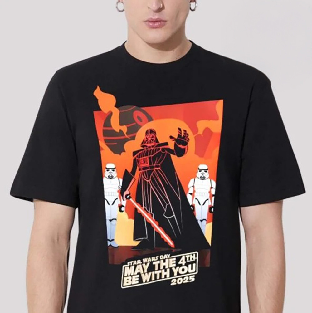 Star Wars Day 2025 May The 4th Be With You T-Shirt Gift For Star Wars Fans Oregontrailrvpk Shirt