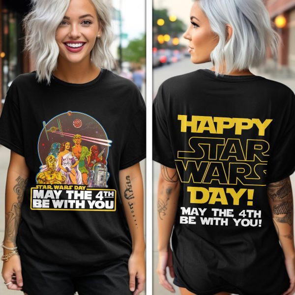 Star Wars Day May The Fourth Be With You T-Shirt Presents For Boyfriend Oregontrailrvpk Shirt