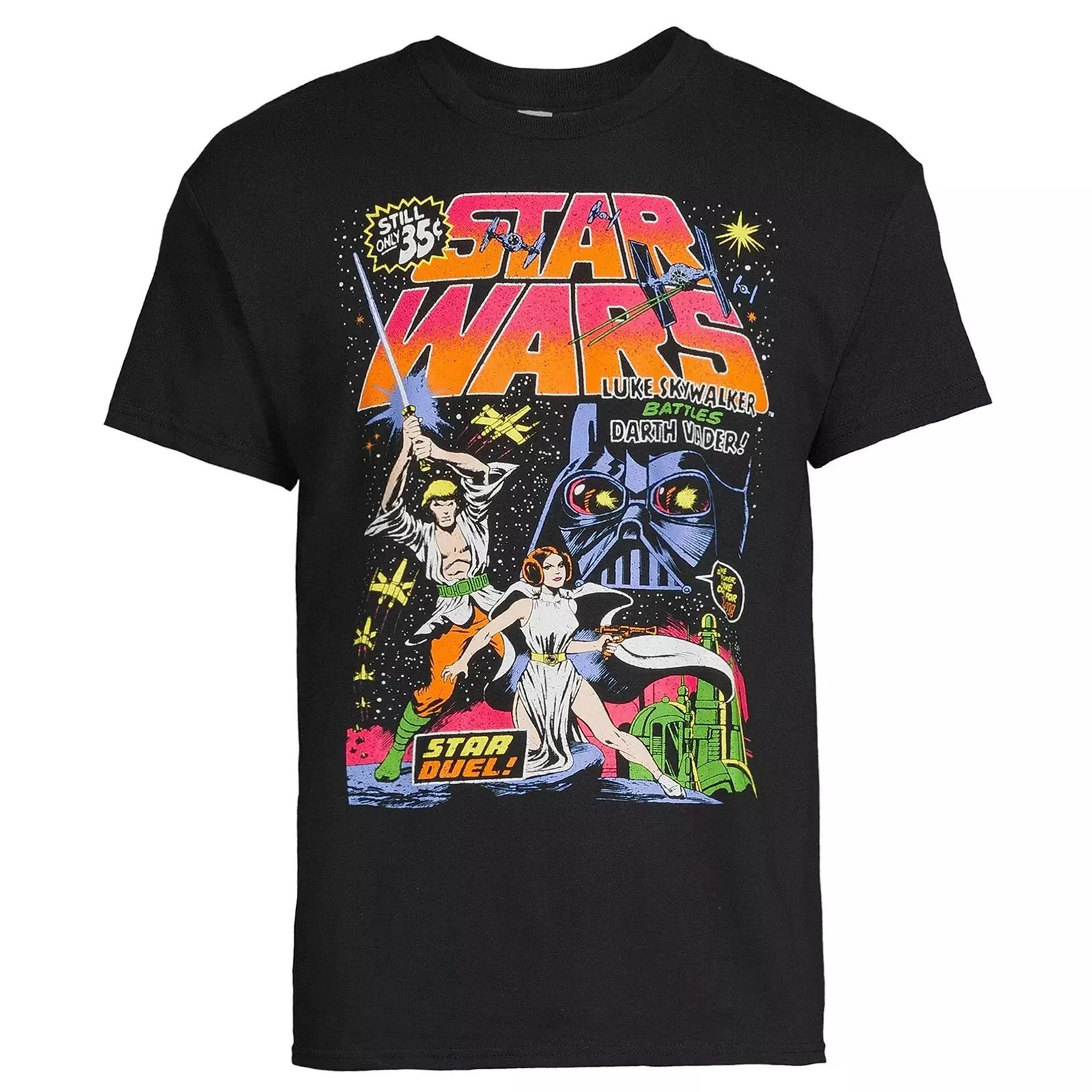 Star Wars Officially Licensed Star Duel Comic Inspired T-Shirt For Adults Oregontrailrvpk Shirt