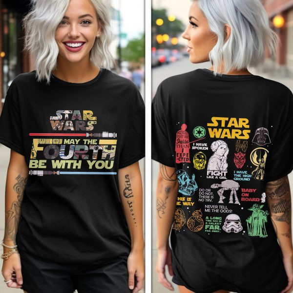 Star Wars Shirt May The Fourth Be With You T-Shirt Birthday Gifts For Boyfriend Oregontrailrvpk Shirt