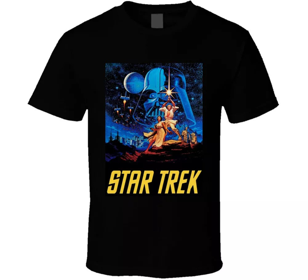 Star Wars Star Trek Mashup Parody Funny Joke Nerd T-Shirt Gift For Adults Oregontrailrvpk Shirt