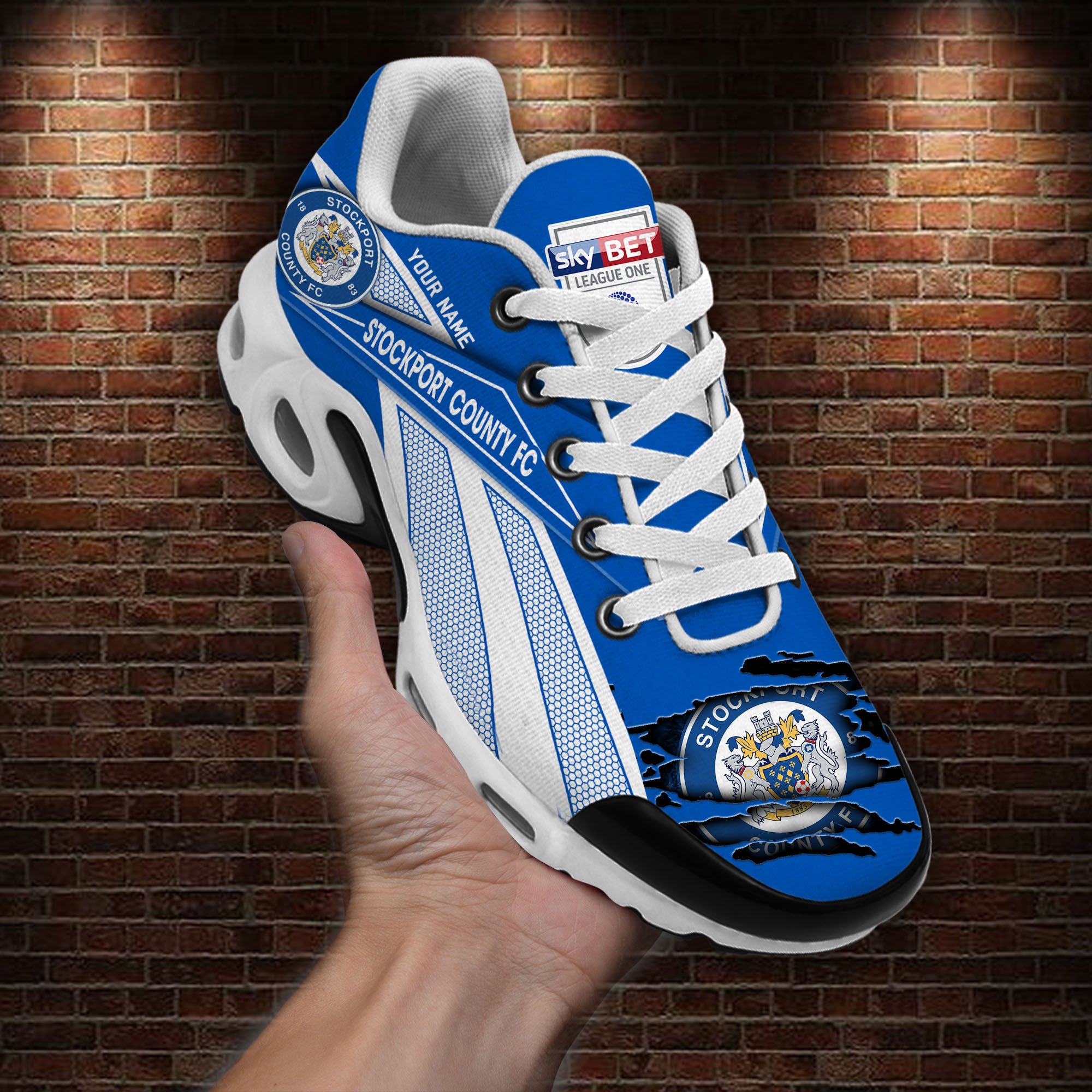 Stockport County F.C Air Max Plus Shoes Sneakers For Men And Women