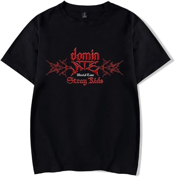 Stray Kids Tour Merch T-Shirt 2025 Stray Kids Dominate World Tour Merchandise Apparel Oregontrailrvpk Shirt