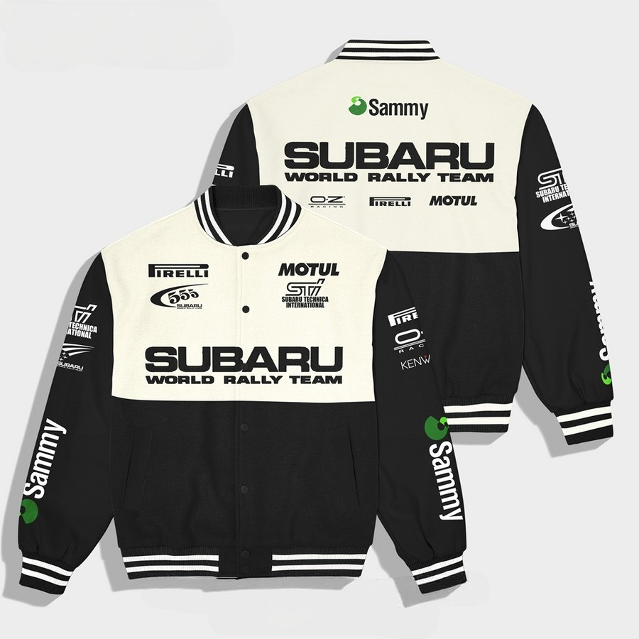Subaru World Rally Premium Varsity Jacket Gift Ideas For Husband