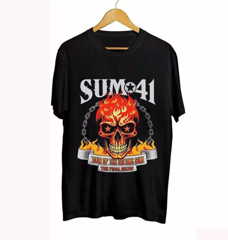 Sum 41 Band 2024 2025 Tour Of The Setting Sum T-Shirt Oregontrailrvpk Shirt
