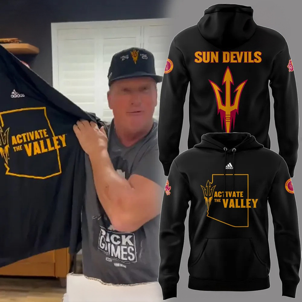 Sun Devils Football ACTIVATE THE VALLEY Hoodie Best