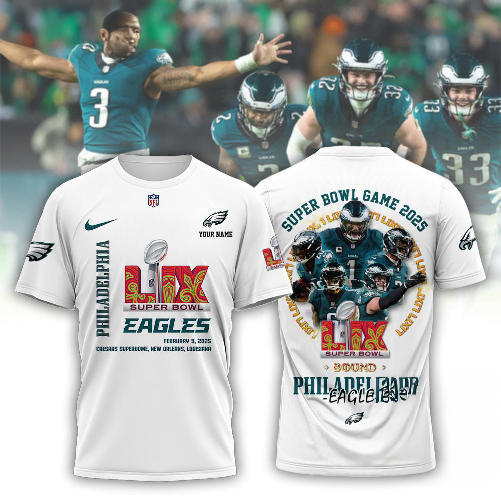 Super Bowl LIX 2025 Philadelphia Eagles Team Shirt Gifts For Football Fan Oregontrailrvpk Shirt