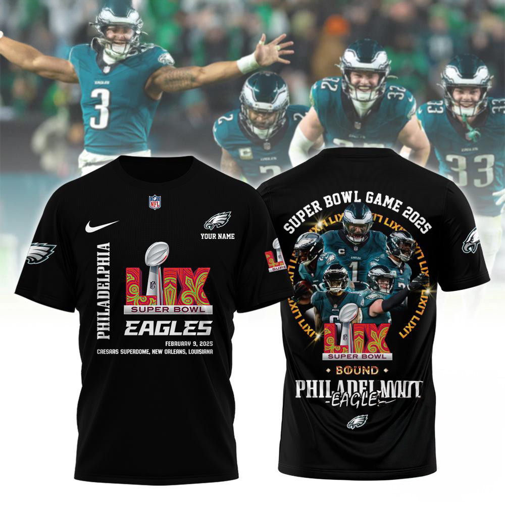 Super Bowl LIX 2025 Philadelphia Eagles Team Shirt Gifts For Football Lover Oregontrailrvpk Shirt