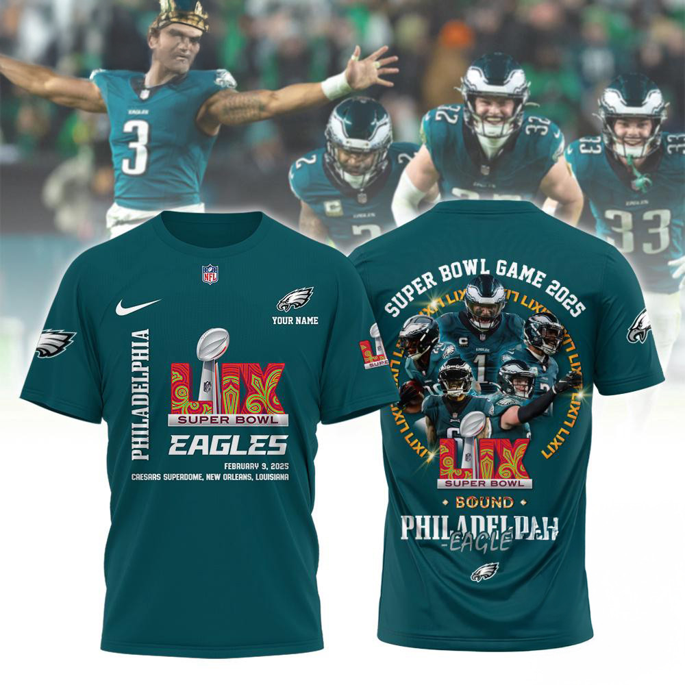 Super Bowl LIX 2025 Philadelphia Eagles Team Shirt Gifts For Football Lovers Oregontrailrvpk Shirt