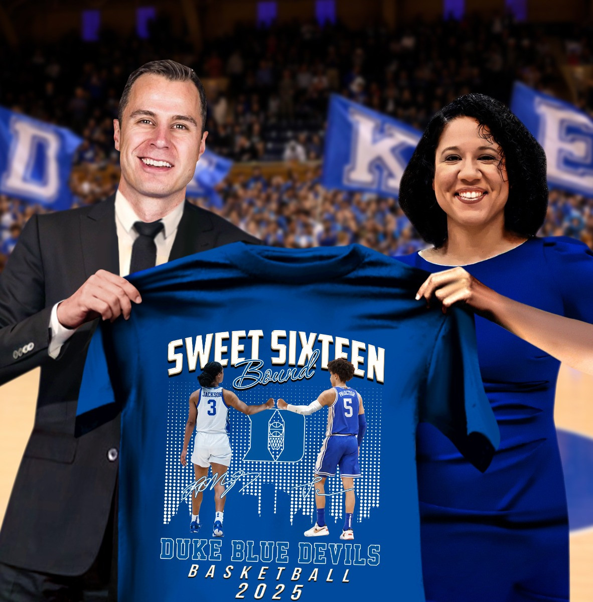 Sweet Sixteen Bound Duke Blue Devils Basketball 2025 Shirt Gifts For Duke Fans Oregontrailrvpk Shirt