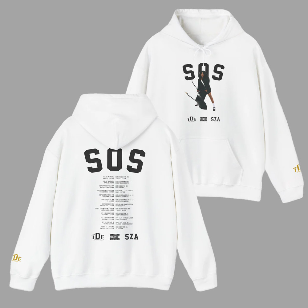 SZA Sos Merch New Sos North America Tour Dates Hoodie Music Lover Gifts For Him