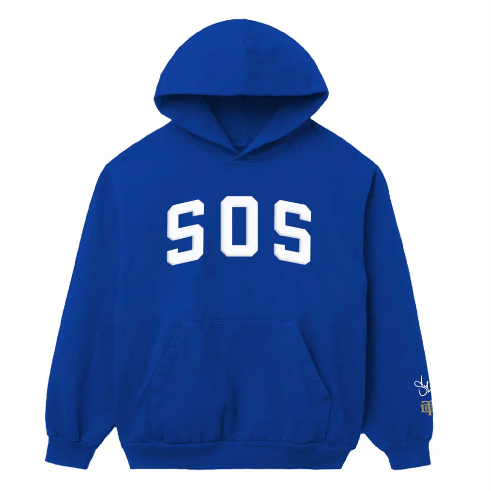 SZA Sos Merch SZA Sos Royal Blue Hoodie Best