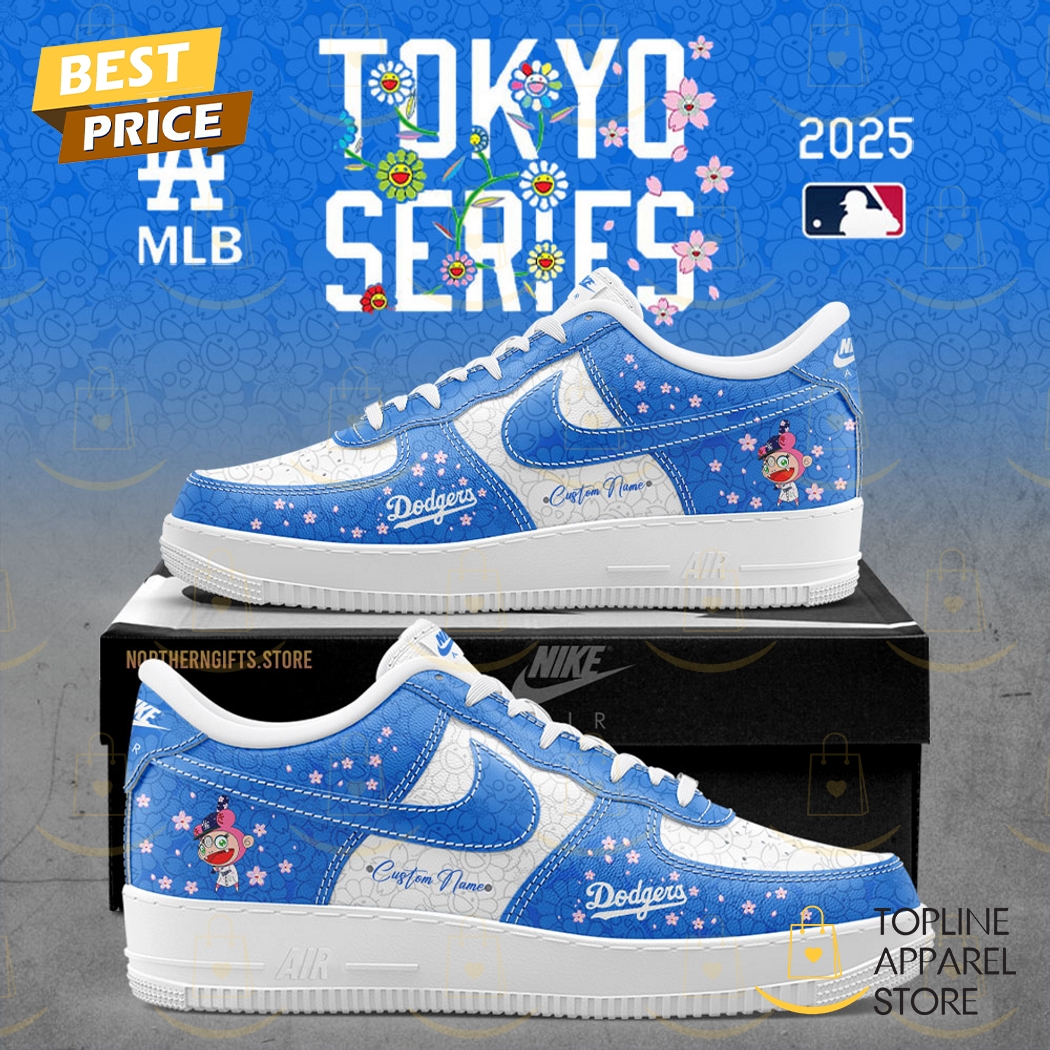Takashi Murakami x Los Angeles Dodgers World Tour Tokyo Series Cherry Blossom Air Force 1