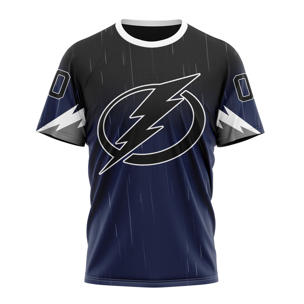 Tampa Bay Lightning New Gradient Series Concept Personalized Name And Number T-Shirt Oregontrailrvpk Shirt