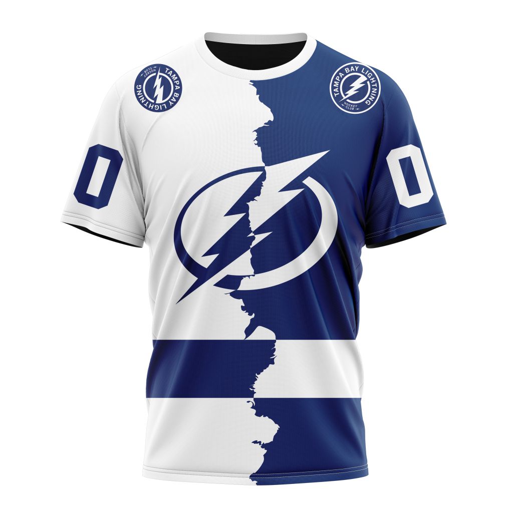 Tampa Bay Lightning Personalize 2023 Home Mix Away Kits Personalized Name And Number T-Shirt Oregontrailrvpk Shirt