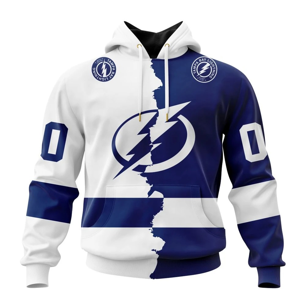 Tampa Bay Lightning Personalize Home Mix Away Kits All Over Print Hoodie Style 71772